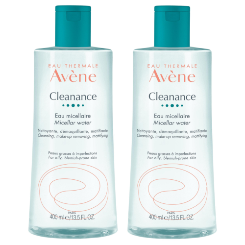 Avène Cleanance Eau Micellaire 2x400ml Peau nette et purifiée