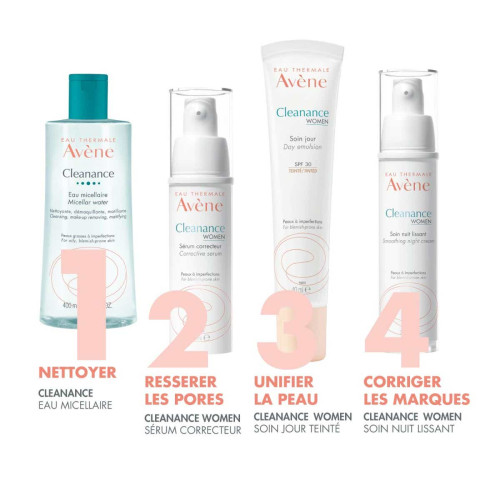 Avène Cleanance Eau Micellaire 2x400ml Peau nette et purifiée