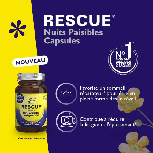 Rescue Nuits Paisibles 30 capsules