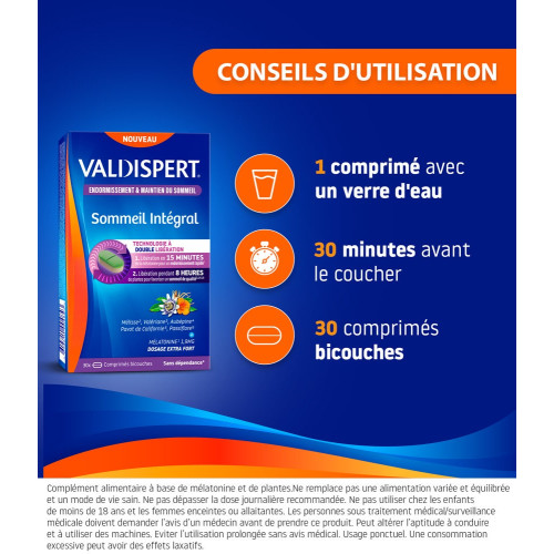 Sommeil Intégral 30 comprimés