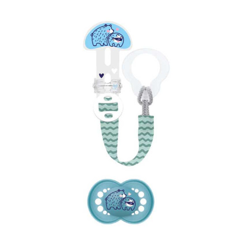 Kit Sucette Anatomique & Attache-Sucette +18 mois