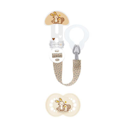 Kit Sucette Anatomique & Attache-Sucette +18 mois