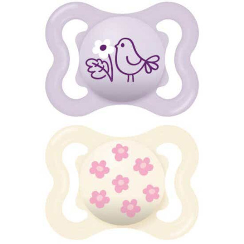 Supreme Sucettes anatomiques silicone 2-6 Mois Jour