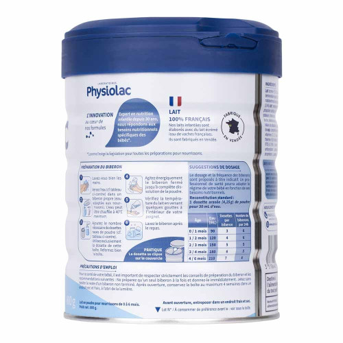 Lait 1er âge 800 g