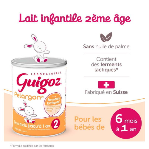 Pelargon Lait 2ème âge 780 g