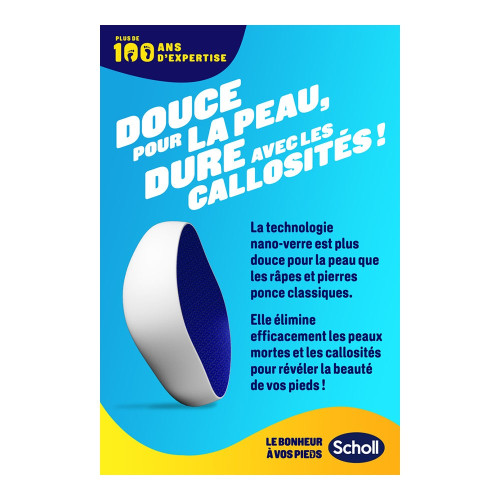Râpe Manuelle Anti-callosités Nano Verre