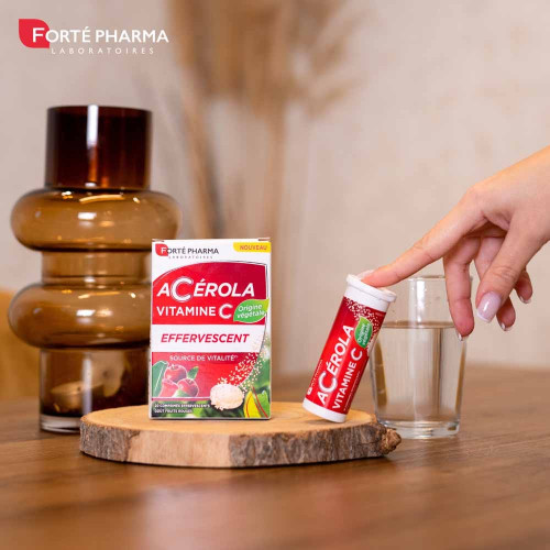 Acérola Vitamine C 20 comprimés effervescents