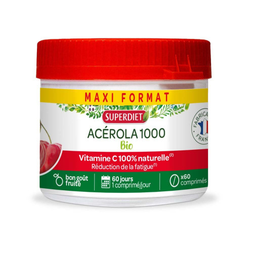Acérola 1000 Bio 60 Comprimés