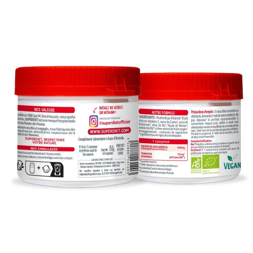 Acérola 1000 Bio 60 Comprimés
