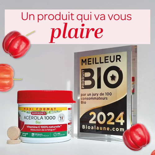 Acérola 1000 Bio 60 Comprimés