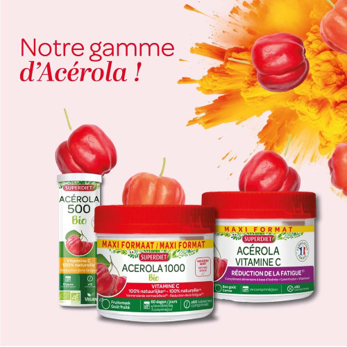 Acérola 1000 Bio 60 Comprimés