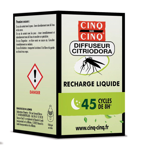Diffuseur Citriodora Anti-Moustiques 1 recharge