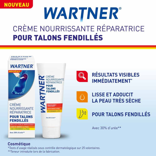 Crème nourrissante réparatrice talons fendillés 50 ml