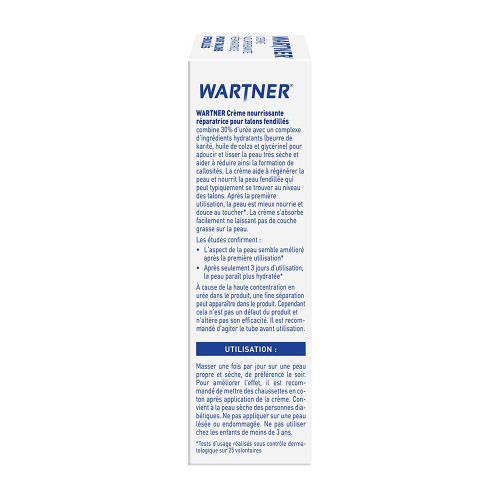 Crème nourrissante réparatrice talons fendillés 50 ml