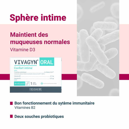 Vivagyn Voie Orale Confort Intime 30 gélules