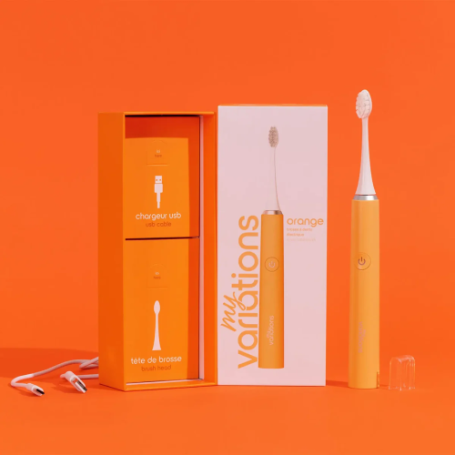 Brosse à Dents Électrique Adulte Orange