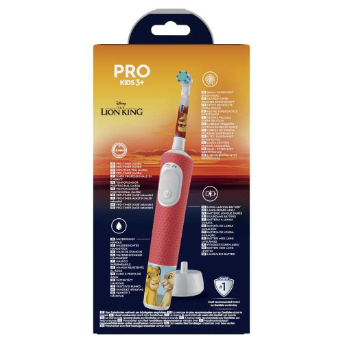 Kids Roi Lion Brosse à Dents Électrique 3 ans et +