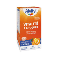 Vitalité A Croquer Goût Orange 30 comprimés