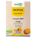 HerbalGem Propolis Large Spectre 24 gommes apaise gorge Pharma360