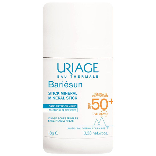 Uriage Bariésun Stick Minéral SPF50+ 18g Protection Peaux Sensibles