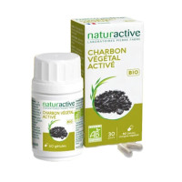 Naturactive Charbon Végétal Activé 60 gélules Confort Digestif Bio