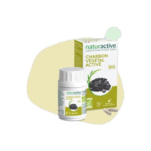 Naturactive Charbon Végétal Activé 60 gélules Confort Digestif Bio