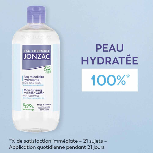 Jonzac Eau Micellaire Hydratante Bio 500ml Peau Sensible Parapharmacie