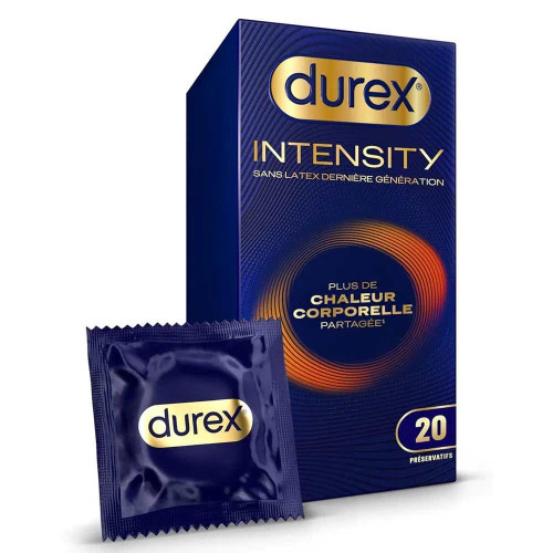 Durex Intensity 20 préservatifs sans latex plaisir sécurisé Pharma360