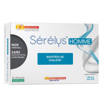 Sérélys Homme Bouffées de Chaleur 30 Gélules Réduit Fatigue et Stress