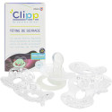 Clipp Tétine de sevrage phosphorescente sevrage doux enfants 2+ ans