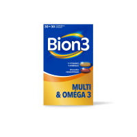 Bion 3 Multi Oméga 3 30+30 Énergie Immunité Cardio Bien-être Pharma360