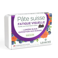 Lehning Pâte Suisse Fatigue Visuelle 40 gommes Protège vos yeux