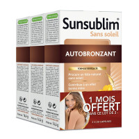 Nutreov Sunsublim Autobronzant 3x28 capsules Teint Doré Toute l'Année