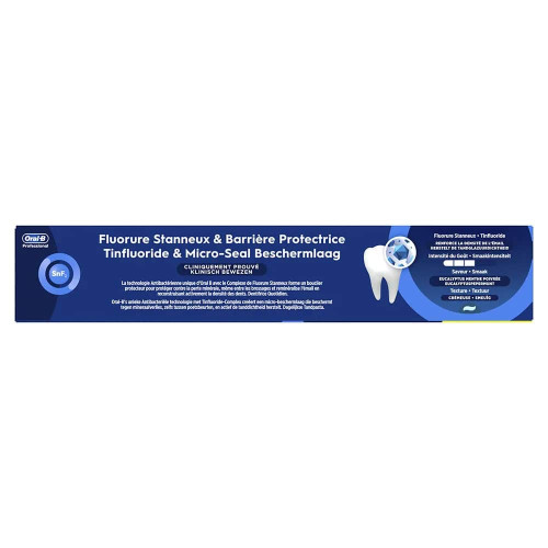 Oral-B Dentifrice Émail Renforcé 125ml Protection Émail Sensible