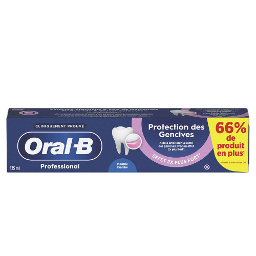 Oral B Dentifrice Protection Gencives 125ml Santé Gencives Pharma360