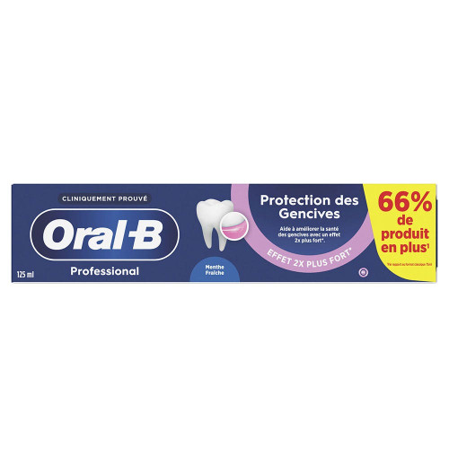 Oral B Dentifrice Protection Gencives 125ml Santé Gencives Pharma360