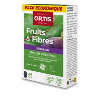 Ortis Fruits & Fibres Regular 45 Comprimés Transit Sain Pharma360