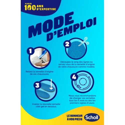 Scholl ExpertSupport Semelles Décontractées S Confort Quotidien Pharma360