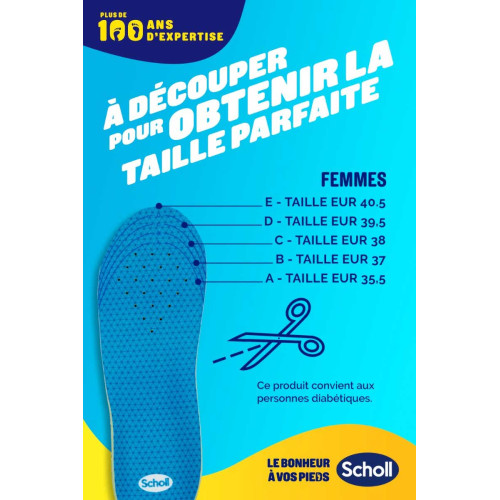 Scholl ExpertSupport Semelles Décontractées S Confort Quotidien Pharma360