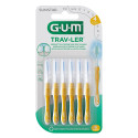 Gum Trav-ler Brossettes 1.3 mm Jaune 6 unités pour dents saines