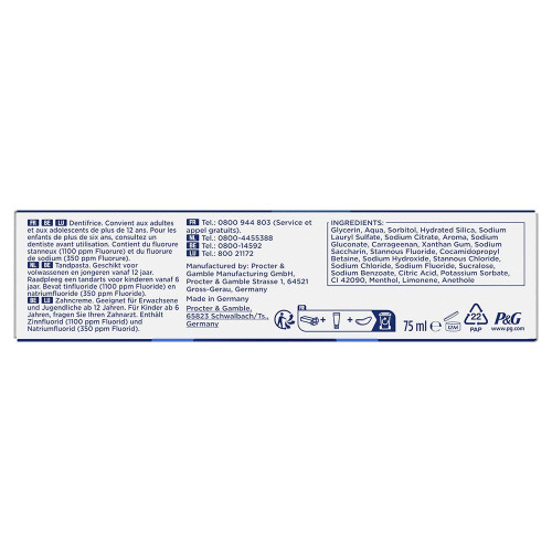 Oral-B Dentifrice Émail Renforcé 75ml Protection Émail Sensible