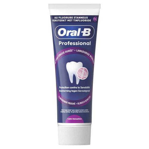Oral-B Dentifrice Sensibilité 75ml Soulagement Douleur Dentaire