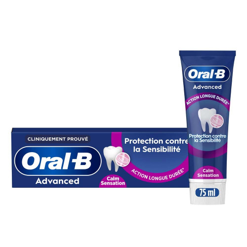 Oral-B Dentifrice Sensibilité 75ml Soulagement Douleur Dentaire