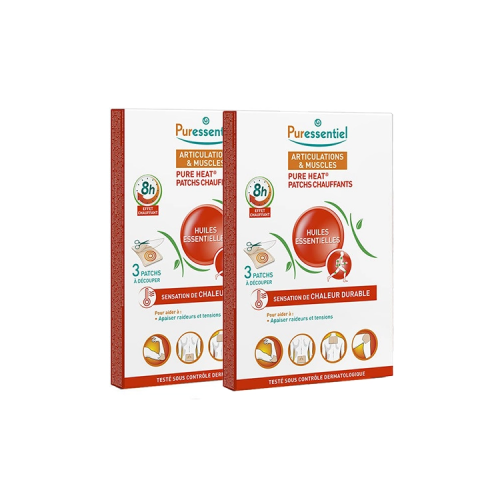 Puressentiel Articulations Muscles 2x3 Patchs Chauffants Soulagement Douleur
