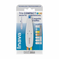 Inava Brossettes Trio Compact Taille 1/2/3 Hygiène Interdentaire Pharma360