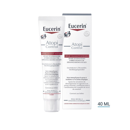 Eucerin AtopiControl Crème 40ml Peau Atopique Apaisante - Pharma360