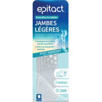 Epitact Semelles Invisibles 39/41 Jambes Légères Circulation Améliorée