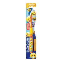 Elgydium Junior Brosse à Dents Souple 7/12 Ans Emoji - Fun & Hygiène