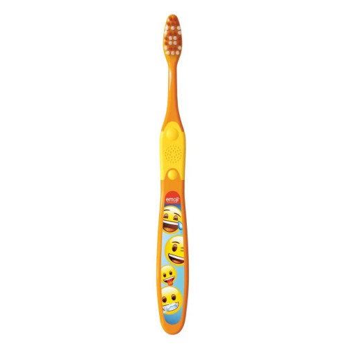 Elgydium Junior Brosse à Dents Souple 7/12 Ans Emoji - Fun & Hygiène