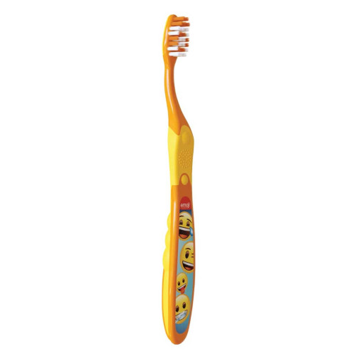 Elgydium Junior Brosse à Dents Souple 7/12 Ans Emoji - Fun & Hygiène